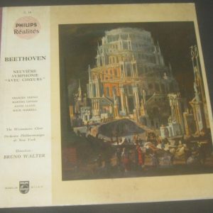 Beethoven Symphony No. 9 Bruno Walter Philips ‎ C 14 LP 50’s