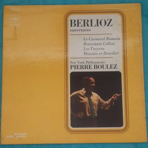 Berlioz ?? Ouvertures Pierre Boulez CBS 76085 LP