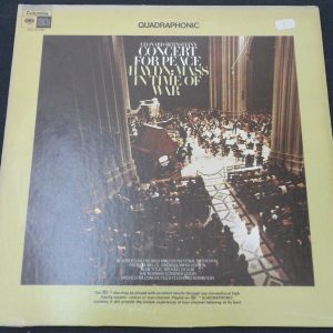 Bernstein Concert For Peace Haydn : Mass In Time Of War Columbia MQ 32196 lp