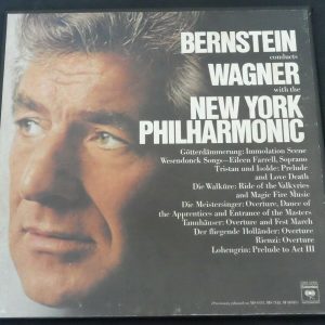 Bernstein Conducts Wagner Columbia D3m 32992 3 LP Box EX