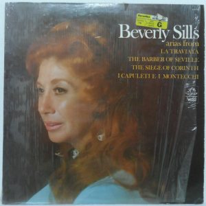 Beverly Sills – Opera Arias LP Rossini Bellini Verdi Angel S-37255 England 1976