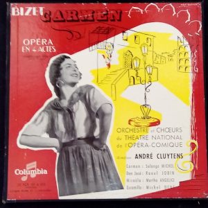 Bizet ‎- Carmen   Cluytens   Columbia 33 FCX 101 à 103 3 LP Box  France 50’s