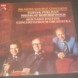 Brahms Double Concerto Perlman / Rostropovich / Haitink HMV ASD 3905 LP EX