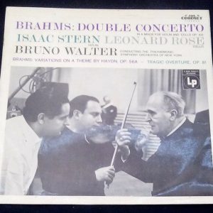 Brahms Double Concerto Rose Stern Walter CORONET KLC 522 lp