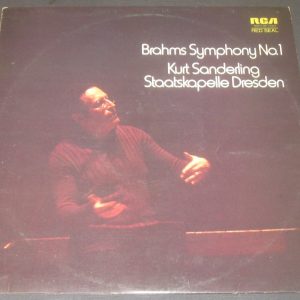 Brahms Symphony No. 1  Sanderling RCA Red Seal ‎SB 6873 England‎ LP EX RARE !