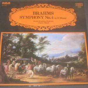 Brahms Symphony No. 4 Charles Munch RCA CCV 5032 LP EX