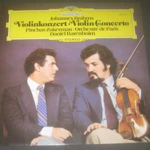 Brahms Violin Concerto Zukerman / Barenboim DGG 2531 252 LP EX