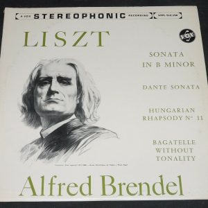 Brendel – Liszt Sonata Dante Hungarian Rhapsody Bagatelle Vox STPL 512.150 LP EX