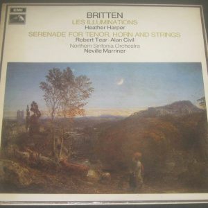 Britten Les Illuminations Heather Harper Marriner EMI CSD 3684 LP