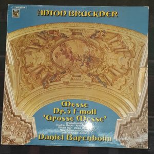 Bruckner Great Mass No. 3 Barenboim HMV EMI C 063-02 318 lp EX