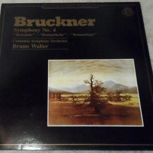 Bruckner ‎- Symphony No. 4 Bruno Walter CBS ‎ 60297 lp EX