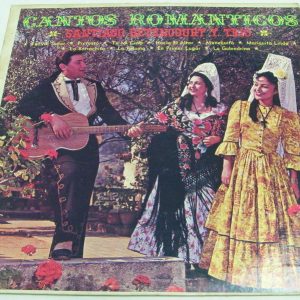 CANTOS ROMANTICOS – Santiago Betencourt Y Trio LP Mexican Latin Music rare