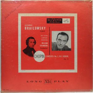 Chopin – Concerto No. 1 in E Minor Op. 11 LP Brailowsky / Steinberg RCA LM 1020