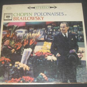 Chopin Polonaises Brailowsky Columbia 6 Eye MS 6305 lp