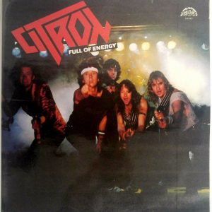 Citron ‎– Full Of Energy LP 12″ Vinyl Czechoslovakia Hard Rock Supraphon 1987