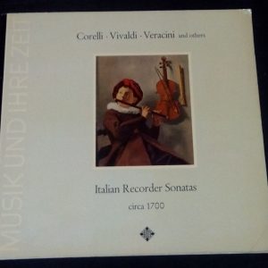 Corelli Vivaldi Veracini – Sonatas  Frans Bruggen Telefunken SAWT 9518 lp ED1 EX