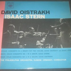 DAVID OISTRAKH / ISAAC STERN – VIVALDI / BACH – ORMANDY CBS 72250 LP Violin EX