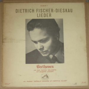 DIETRICH FISCHER – DIESKAU – LIEDER BEETHOVEN emi falp 447 MOORE  KLUST