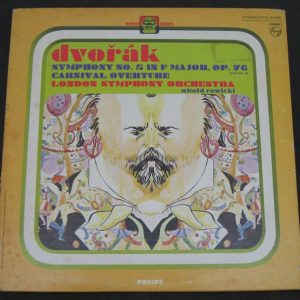 DVORAK – symphony no.5 / carnival overture ROWICKI philips lp