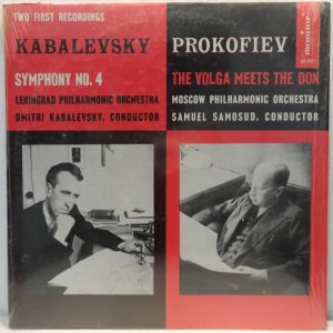 Dmitri Kabalevsky -Symphony No. 4 / Prokofiev THE VOLGA MEETS THE DON LP Monitor