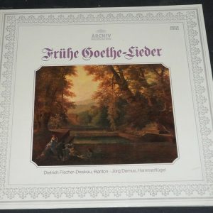 Early Goethe songs Fischer-Dieskau  Demus – Piano Archiv  2533 149 LP EX