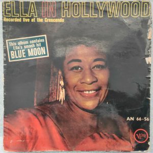 Ella Fitzgerald – Ella in Hollywood LP Jazz Israel Pressing Verve AN 66-56