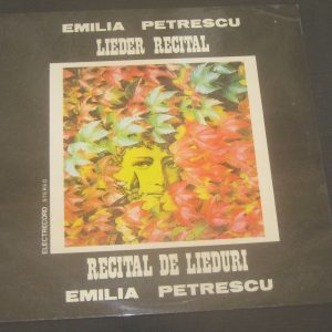 Emilia Petrescu Recital  Wolf / Brahms Piano  – Cristian Vais Electrecord LP EX