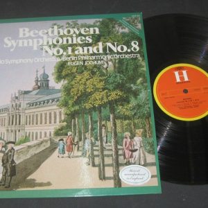 Eugen Jochum – Beethoven Symphonies 1 & 8 Heliodor 2548 224 lp EX