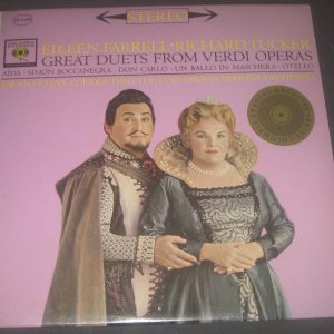 Farrell / Tucker – Verdi Duets  Fausto Cleva  Columbia  CSRP 6296 USA LP EX