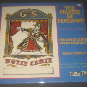GILBERT & SULLIVAN PIRATES OF PENZANCE Isidore Godfrey Decca DPA 3051/2 2 LP EX