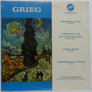 Grieg – Holberg Suite / Wedding Day / Lyric Suite / Norwegian Dances VOX 59840