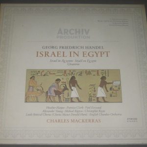 HANDEL  Israel in Egypt , Oratorio MACKERRAS ARCHIV  2708020 2 LP EX