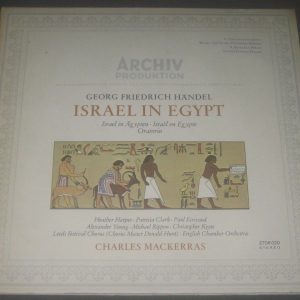 HANDEL  Israel in Egypt , Oratorio MACKERRAS ARCHIV  2708020 2 LP EX