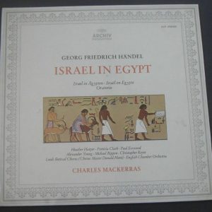 Handel Israel In Eygpt  Charles Mackerras Archiv 2708 020 2 lp EX