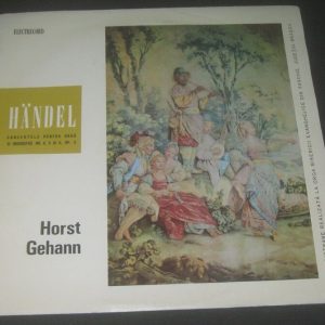 Handel Organ Concertos Horst Gehann Electrecord ‎ECE 0327 lp EX