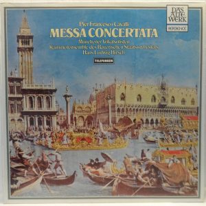 Hans Ludwig Hirsch / Munchener Vokalsolisten Cavalli: Messa Concertata LP