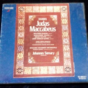 Harper / Young / Somary HANDEL Judas Maccabaeus – Vanguard VCS 10105/6/7 3 LP