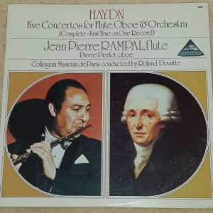 Haydn – 5 Concertos Flute Oboe & Orchestra Douatte Rampal Pierlot Everest LP EX