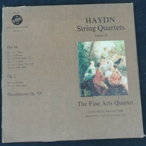 Haydn : String Quartets Fine Arts Quartet VOX SVBX 597 3 lp Box