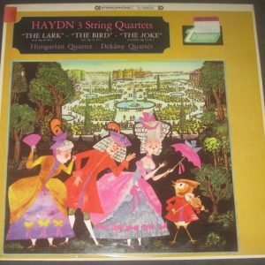 Haydn String Quartets – Hungarian / Dekany Quartet Turnabout – TV 4062S LP EX