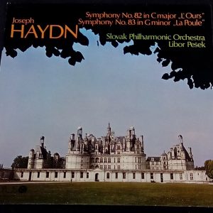 Haydn  Symphonies 82 & 83   Libor Pesek  Opus  9110 1284 LP EX