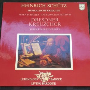 Heinrich Schutz ‎– Musical exequia Mauersberger Philips ‎9502 025 lp EX