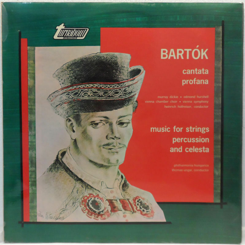 Hungarian Philharmonic / Thomas Ungar BARTOK Cantata Profana LP Turnabout