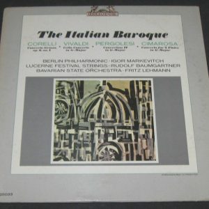 ITALIAN BARAQUE Corelli / Vivaldi / Pergolesi / Cimarosa MARKEVITCH Heliodor lp