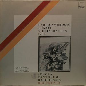 Jaap Schröder / Christophe Coin – Carlo Ambrogio Lonati Violinsonaten 1701 *RARE