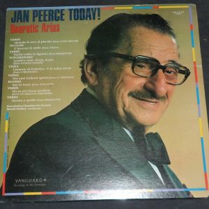 Jan Peerce ‎- Today! Operatic Arias Mendi Rodan Vanguard VSD 71276 lp Mint