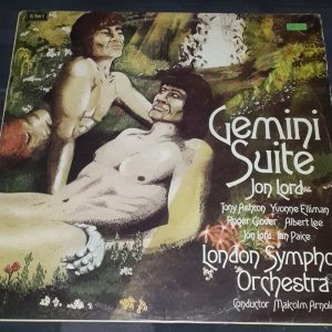 Jon Lord  ‎-  Gemini Suite  EMI TPSA 7501 Israeli LP Israel  Deep Purple Rare
