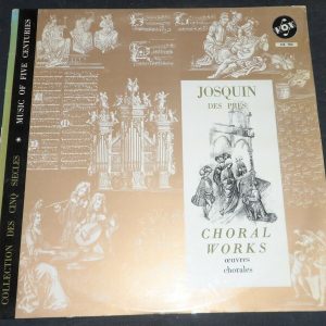Josquin Des Pres ‎- Choral Works Boepple VOX ‎ DL 580 lp 1960