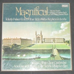 Js Bach – Cpe Bach – Vivaldi – Magnificat .  Ledger . Decca 2 lp Box