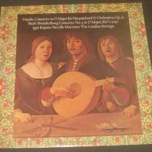 KIPNIS / MARRINER HAYDN HARPSICHORD CONCERTO BACH BRANDENBURG CONCERTO CBS LP